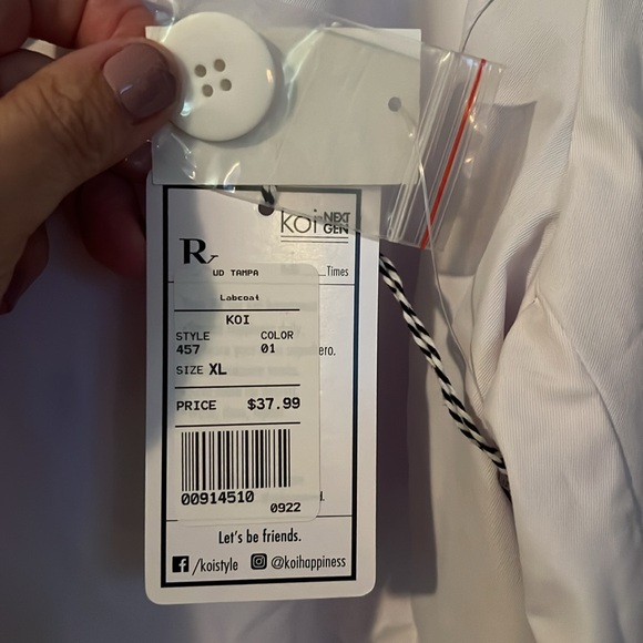 Koi Next Gen Lab Coat NWT - Picture 3 of 6